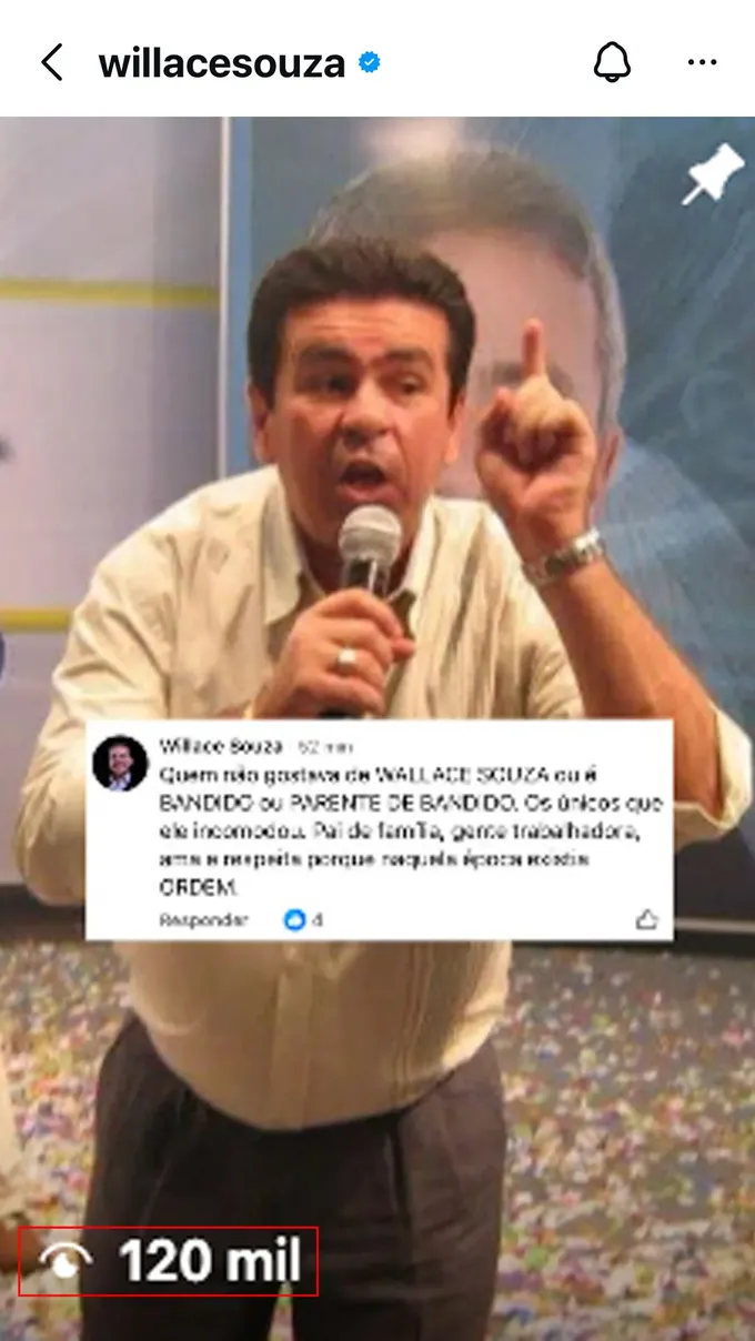 Willace 120 mil visualizações